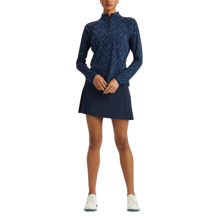Gfore Icon Camo SilkyTech Nylon Ruched Golf Pullover Twilight - FA23 Women