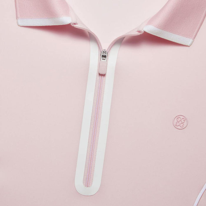 Gfore Lightweight Warp Knit Quarter Zip Golf Pullover Blush - FA24 Women
