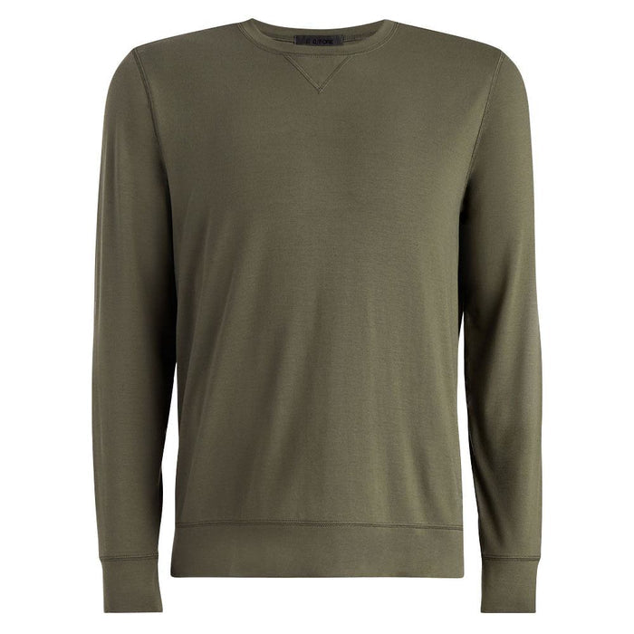 Gfore Luxe Crewneck Mid Layer Golf Sweater Isle - SP24