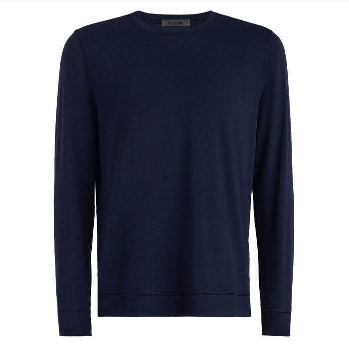 Gfore Luxe Crewneck Mid Layer Golf Sweater Twilight - SP24