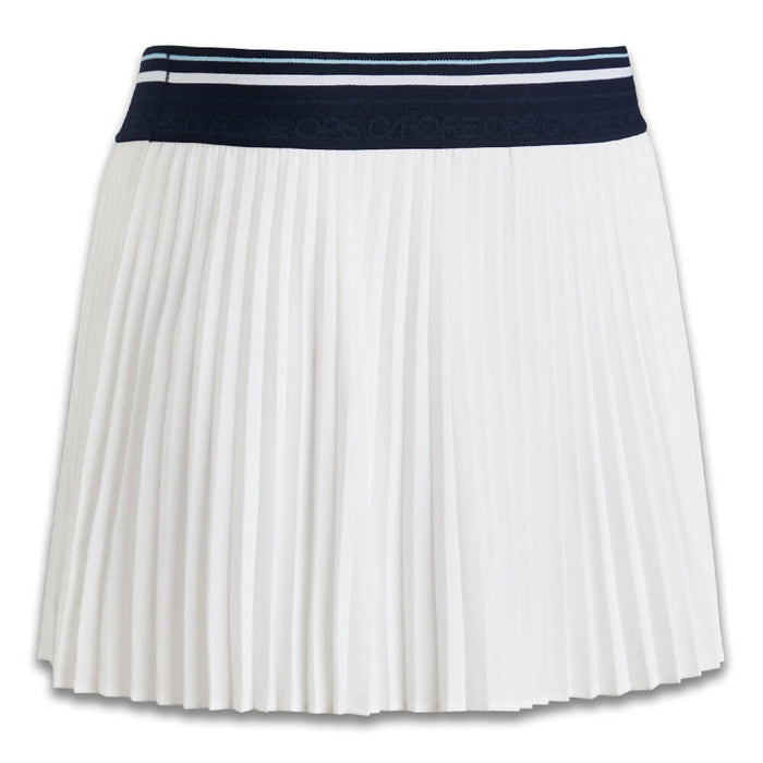 Gfore Micropleat Stretch Woven Highwaisted Golf Skort (with Gfore Emblem) Snow - SP26 Women