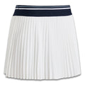 Gfore Micropleat Stretch Woven Highwaisted Golf Skort (with Gfore Emblem) Snow - SP26 Women