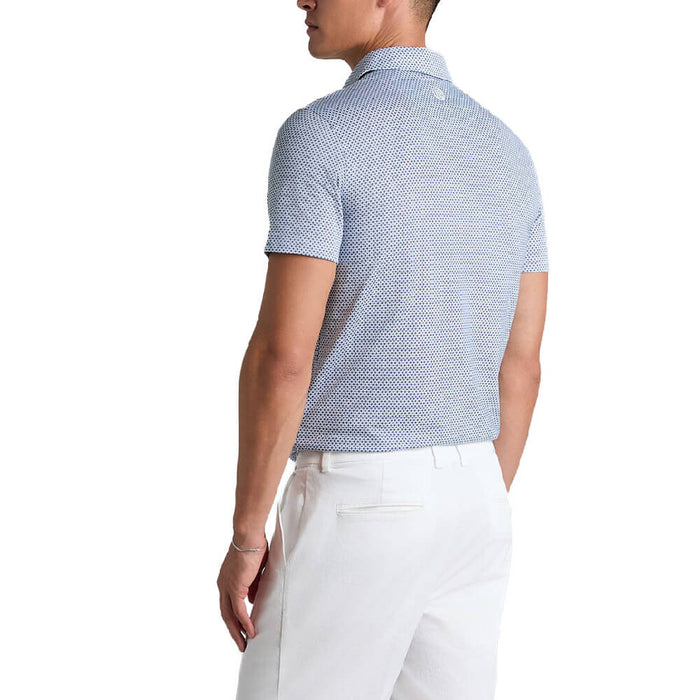 Gfore Mosaic All Play Stretch Knit Golf Polo (with Gfore Emblem) Twilight - SP26 Men