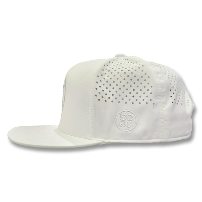 Gfore Quick Turn Perforated Golf Cap (with Gfore Emblem) Snow - 26 Men