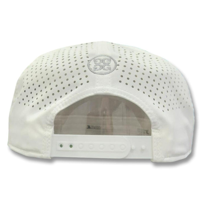 Gfore Quick Turn Perforated Golf Cap (with Gfore Emblem) Snow - 26 Men