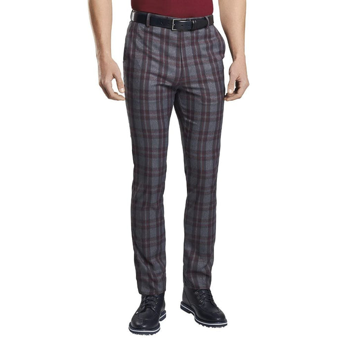 Gfore School Boy Golf Pants Charcoal/Cabernet - FA19