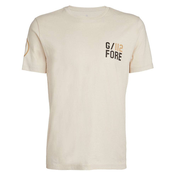 Gfore Shots Cotton Tee Golf T-Shirt Stone - 23 Men