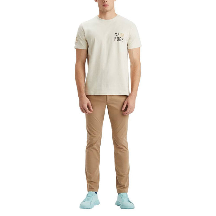 Gfore Shots Cotton Tee Golf T-Shirt Stone - 23 Men