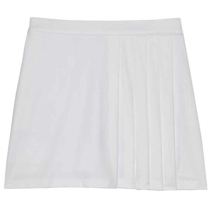Gfore Side Pleat Luxe 4-Way Stretch Twill Golf Skort Snow - FW23 Women