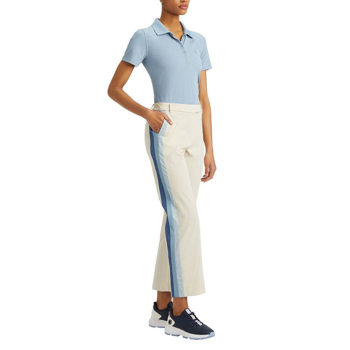 Gfore Side Stripe Stretch Technical Twill Golf Pants Stone/Blue - FA23 Women