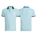 Gfore Silky Pique Contrast Banded Sleeve Golf Polo Daybreak - FA24 Men
