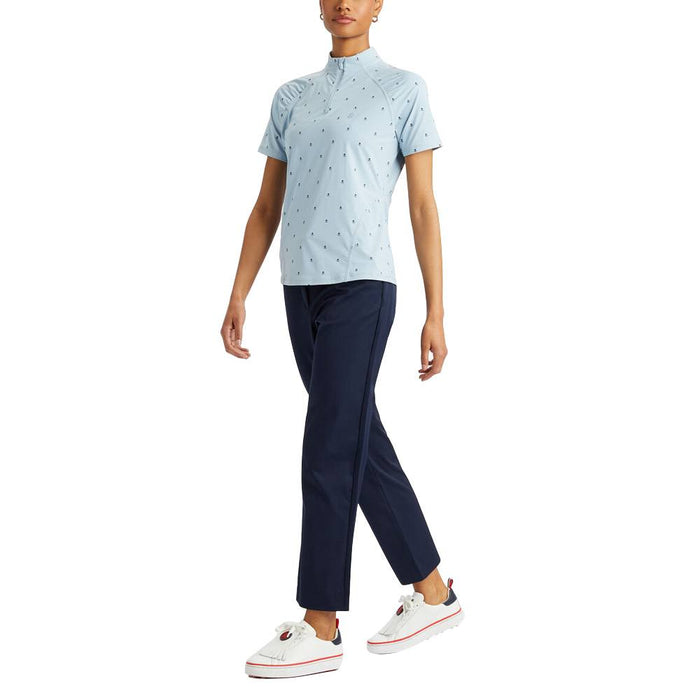 Gfore Skull & T's Silky Tech Nylon Golf Pullover Drizzle - FA23 Women