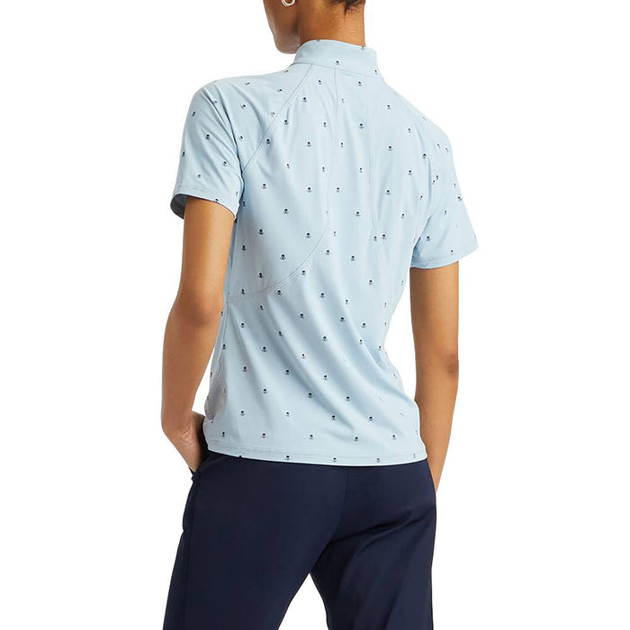 Gfore Skull & T's Silky Tech Nylon Golf Pullover Drizzle - FA23 Women