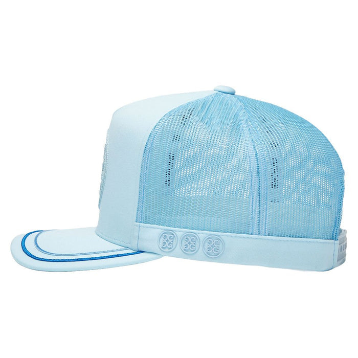 Gfore Soutache Knit Interlock Tall Trucker Golf Cap Powder - FA24