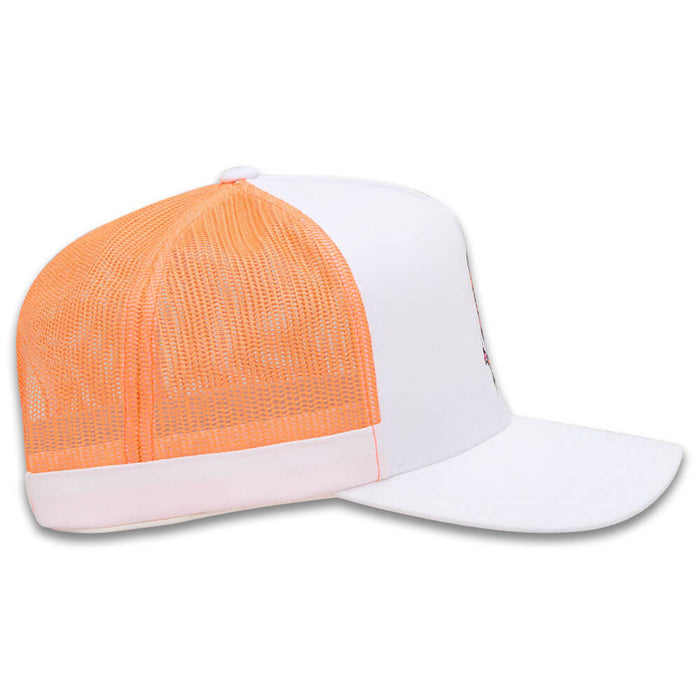 Gfore Sugar Skull & Tees Cotton Twill Trucker Golf Cap Snow - FA25 Men