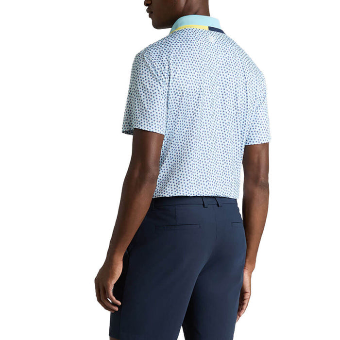 Gfore Triple/G Tech Jersey Golf Polo (with Gfore Emblem) Snow/Cenote - SP26 Men