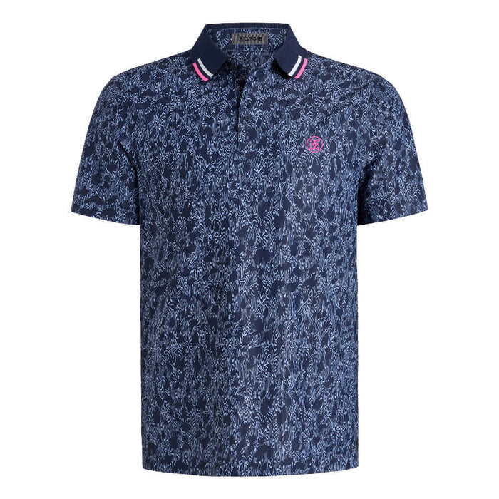 Gfore Woody Tech Pique Golf Polo (with Gfore Emblem) Twilight - SP26 Men