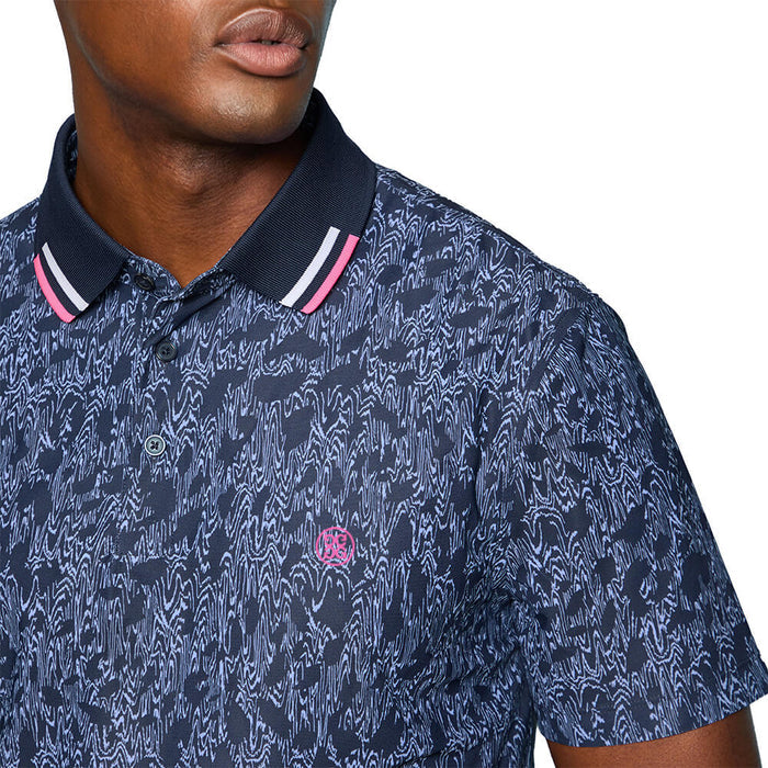 Gfore Woody Tech Pique Golf Polo (with Gfore Emblem) Twilight - SP26 Men