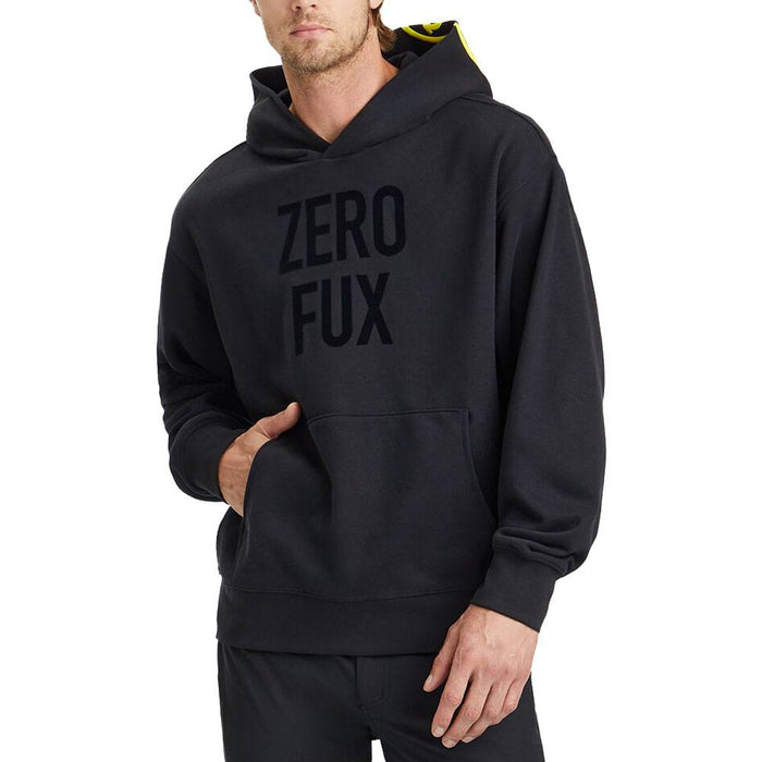 Gfore Zero Fux Oversized French Terry Hoodie Golf Jacket Onyx - SP24