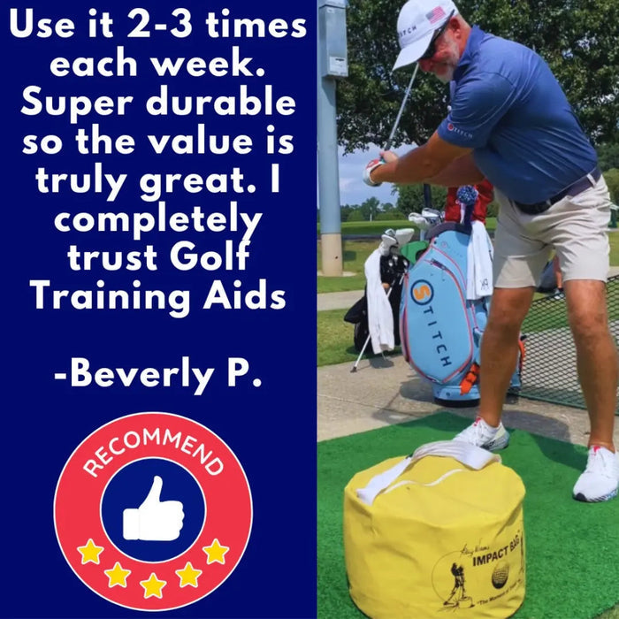 Golf Training Aid Golf Impact Bag® by Dr. Gary Wiren
