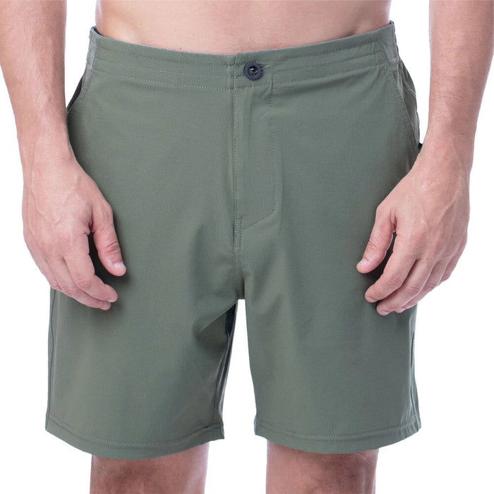 Golfio - Island Daze Golf Offshore Golf Shorts Olive - SS26 Men