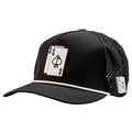 Golfio - Pins & Aces Ace/King Perforated Rope Golf Cap Black - 26 Men