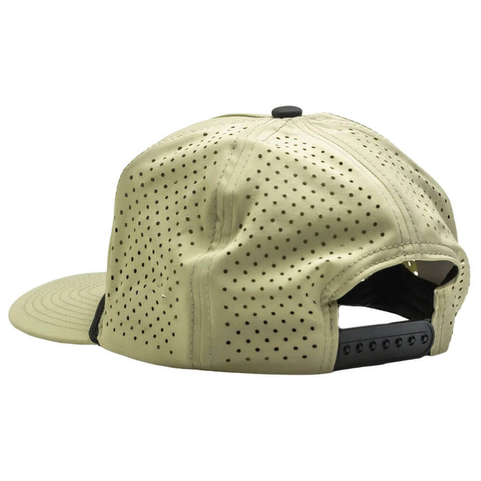 Golfio - Pins & Aces Gator Perforated Rope Golf Cap Olive - 26 Men