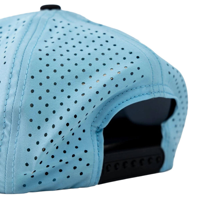Golfio - Pins & Aces Middle Finger Perforated Rope Golf Cap Baby Blue - 26 Men