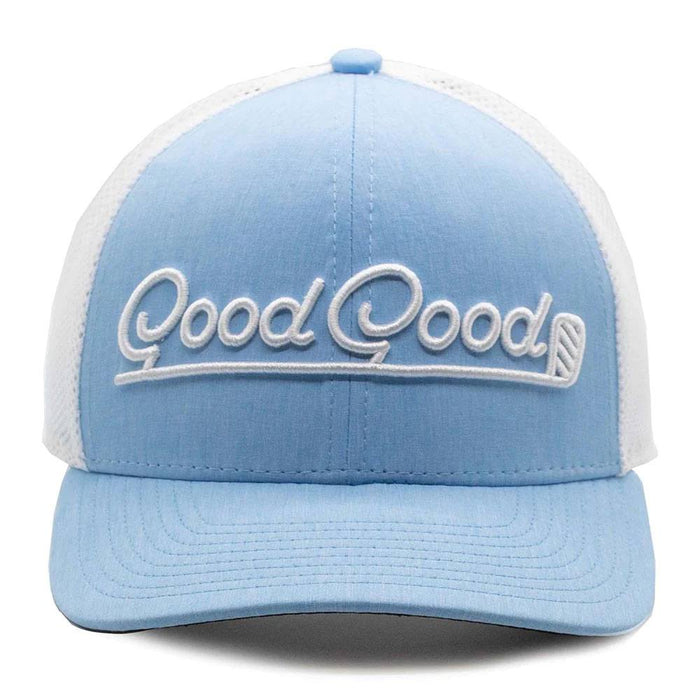 GoodGood Golf Birdie Blue Trucker Golf Cap Sky Blue/White - 24 Men