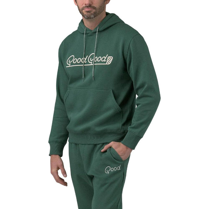 GoodGood Golf Born To Golf Fleece Golf Hoodie Green - 26 Men