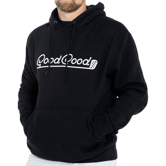 GoodGood Golf Elite Fleece Hoodie Golf Jacket Black - 24