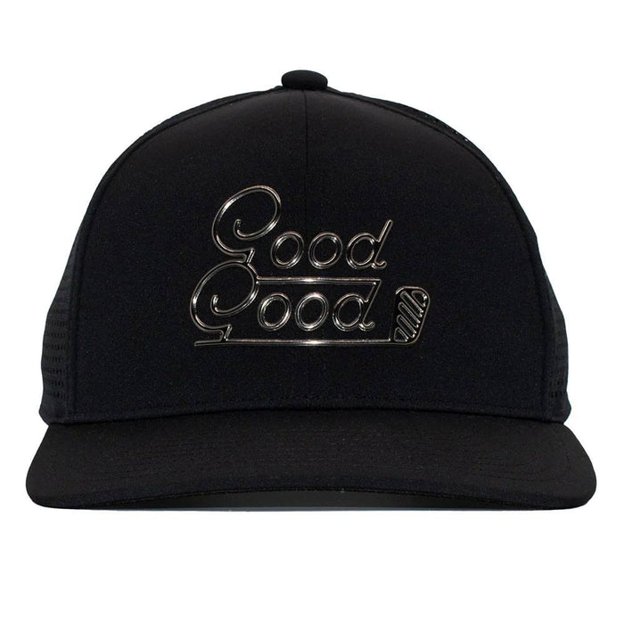 GoodGood Golf High Gloss Life Trucker Golf Cap Black - 24 Men