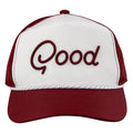 GoodGood Golf Maroon Rope Golf Cap White/Burgundy - FA25 Men