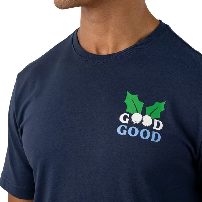 GoodGood Golf Oh Christmas Golf T-Shirt Black - FW25 Men