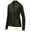 Greg Norman Elite Quilted Cire Full Zip Golf Jacket Loden - FW19 Women