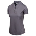 Greg Norman ML75 2Below Micro Paisley Zip Golf Pullover Black - SS19 Women