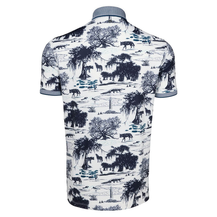 Greyson Angel Oak Shortsleeve Golf Polo Artic - SS26 Men