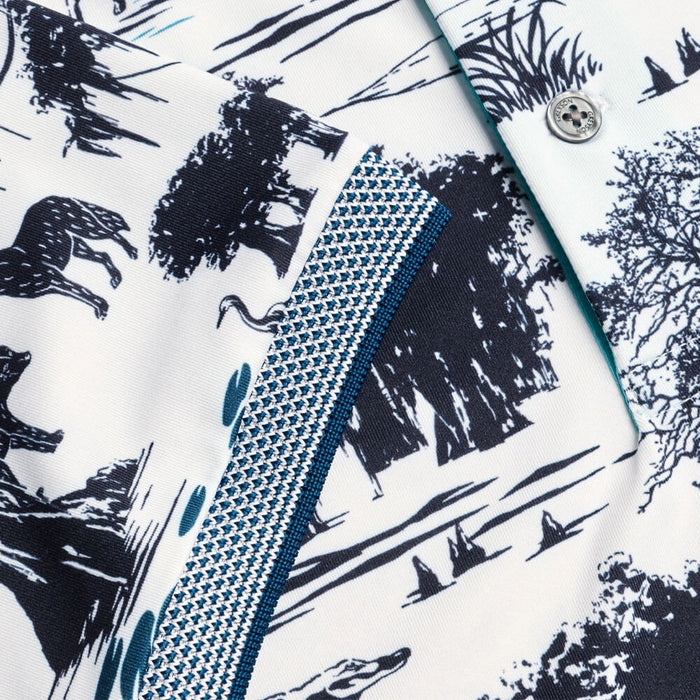 Greyson Angel Oak Shortsleeve Golf Polo Artic - SS26 Men