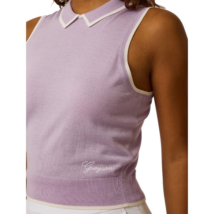 Greyson Bardot Sleeveless Golf Sweater Lavender Mist - FA24 Women