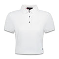 Greyson Cropped Scarlett Golf Polo Arctic White - FA25 Women