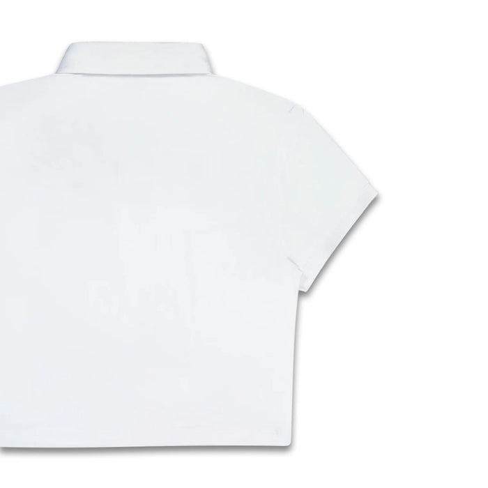 Greyson Cropped Scarlett Golf Polo Arctic White - FA25 Women