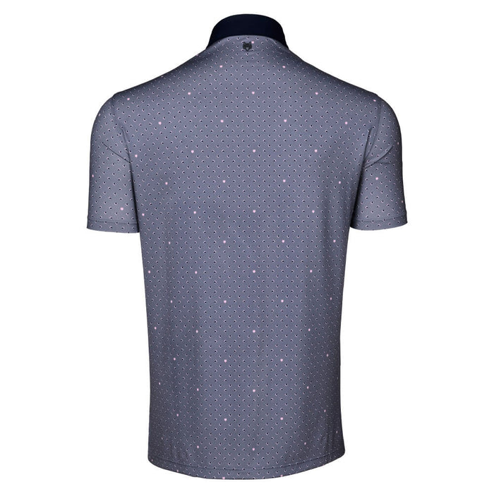 Greyson G Squared Shortsleeve Golf Polo Tide - SS26 Men