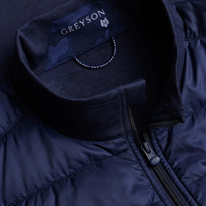 Greyson Hybrid Quarter-Zip Golf Jacket Maltese Blue - FA25 Men