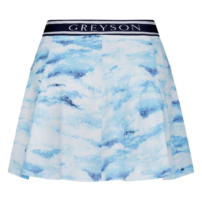Greyson Painted Clouds Phoenix Flare Golf Skirt Heaven - SP25 Women