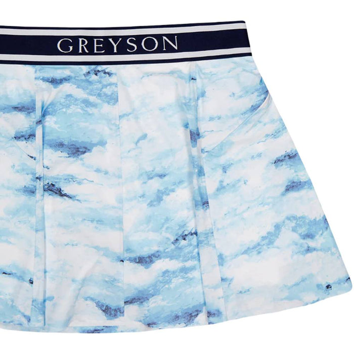 Greyson Painted Clouds Phoenix Flare Golf Skirt Heaven - SP25 Women