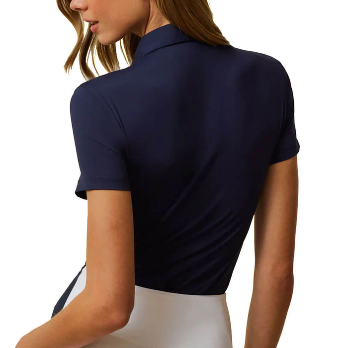 Greyson Scarlett Shortsleeve Golf Polo Maltese Blue - FA25 Women