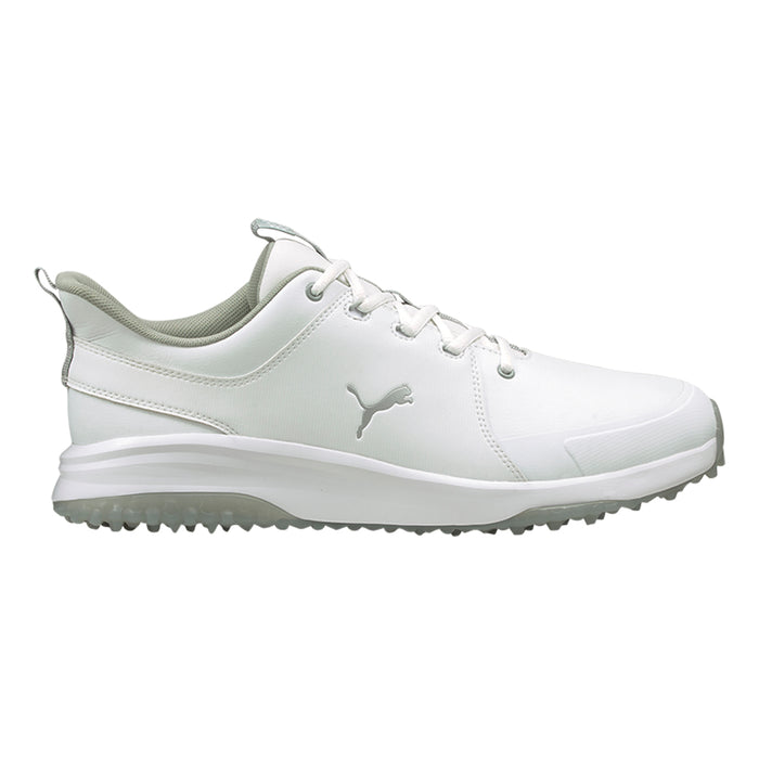 PUMA Grip Fusion Pro 3.0 Spikeless Golf Shoes White/Silver/Quiet Shade - 21 Men