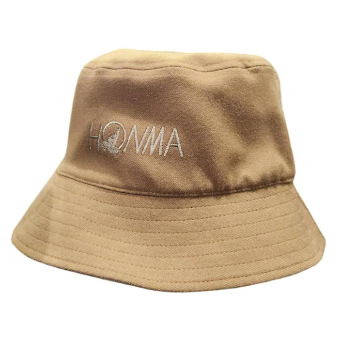 HONMA Y513 Reversible Golf Bucket Hat Beige - FW25 Women