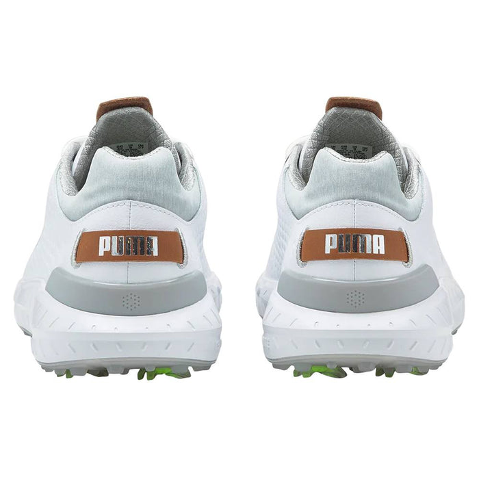 PUMA Ignite Articulate Leather Golf Shoes White/Silver - 23 Men