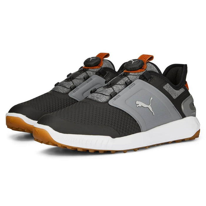 PUMA Ignite Elevate Disc Spikeless Golf Shoes Black/Quiet Shade/Gum - 24 Men